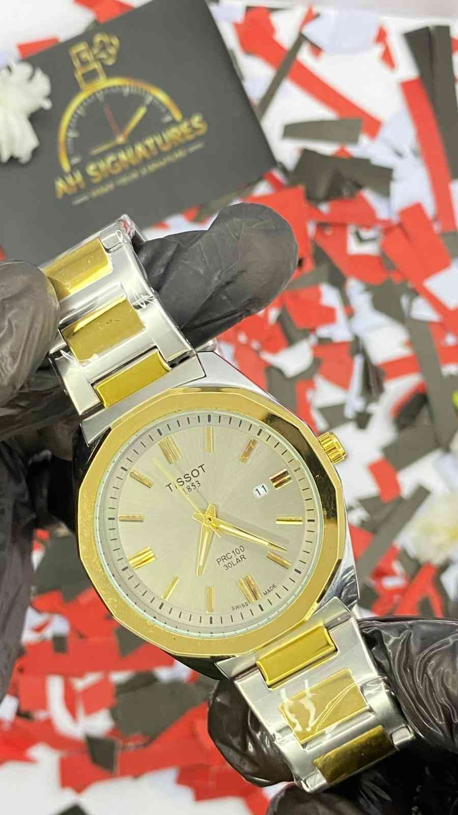 Tissot PRC 100 Solar | Date Display | Two-Tone Steel